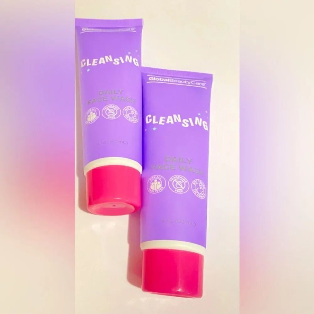 🛍️GlobalBeautyCare Set of 2 Cleaning Daily Face Wash 🎉3 oz (90ml)💥